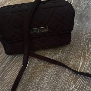 Vera Bradley Black Crossbody Bag Sleek Design